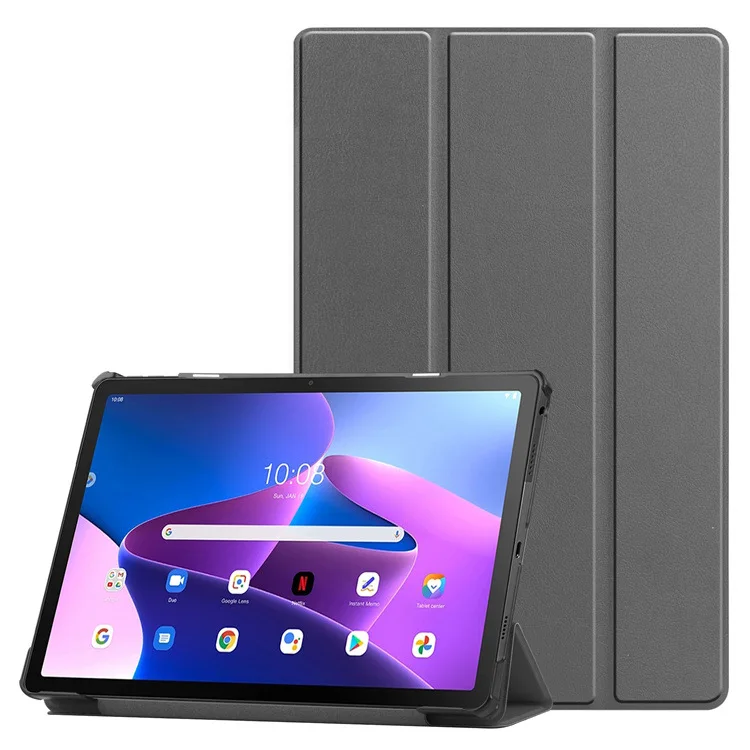 Folio-Hülle für Lenovo Tab M10 3rd Gen 10.1 2022, dreifach faltbare Smart Cover mit automatischer Schlaf-/Wachfunktion, mehrere Farben – Detail 6