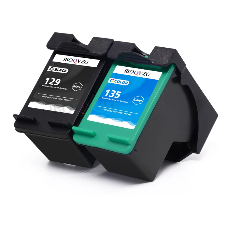 IBOQVZG Compatible for HP 129 135 Photosmart C4140 C4150 C4170 C4173 C4175 C4180 C4183 C4188 C4190 ink cartridge for HP129