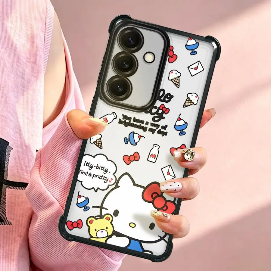 Phone Cover Case for Samsung Galaxy A33 A50 A16 A06 A07 A53 A12 A03 A14 A04 A23 A51 A24 A52 A15 A05 A54 A34 A73 A13 Cute Sanrio