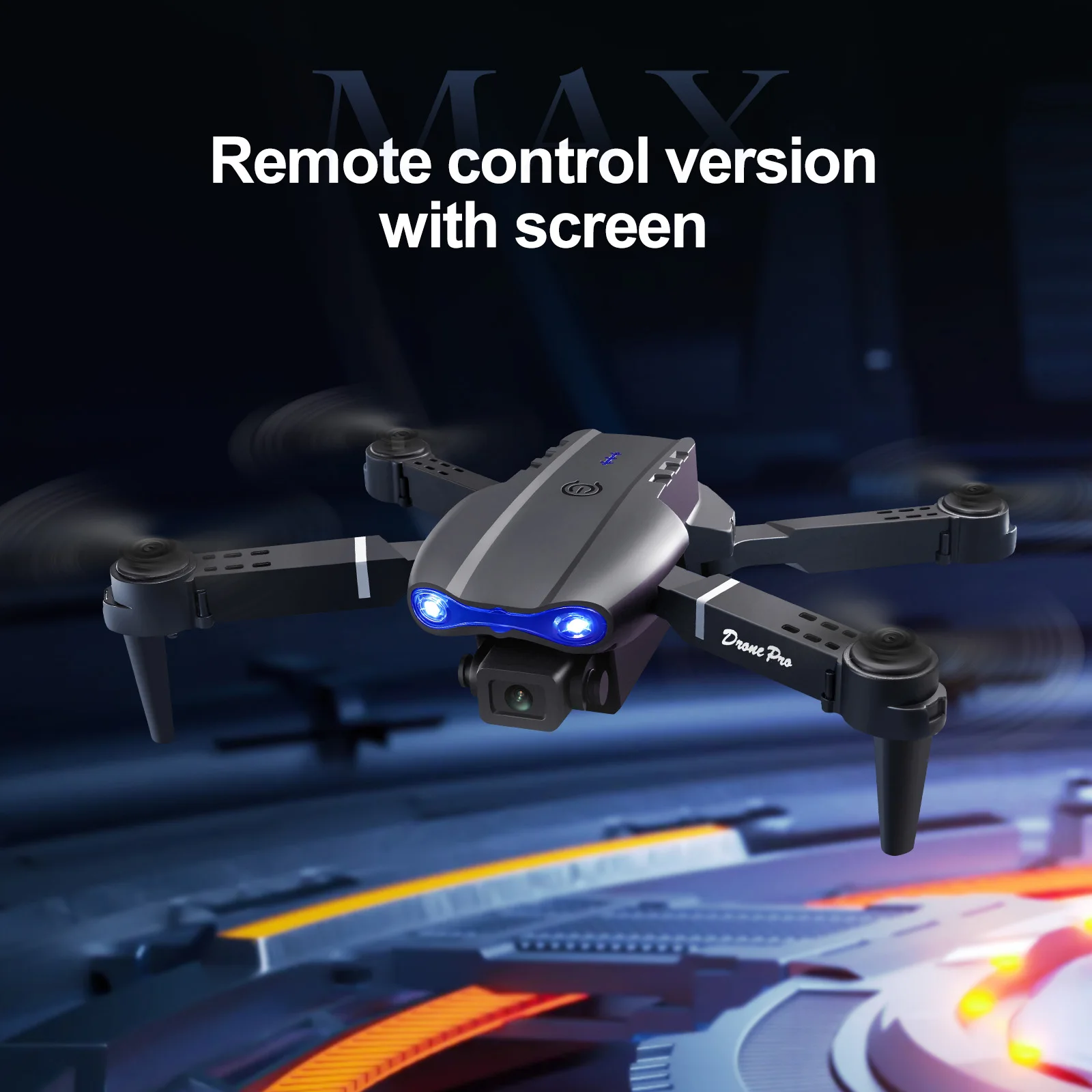 Nuevo Dron E99 MAX con cámara Dual HD modo sin cabeza fijación de altitud Control remoto con pantalla RC Quadcopter juguete para niños regalo