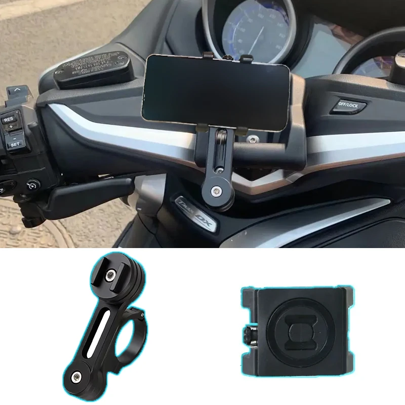 For 55-88mm Phone Back Clamp Fixed For 22-28mm Motorcycle Handlebar Diameter Adapter Interface Clamp Mount Compatible SP Holder