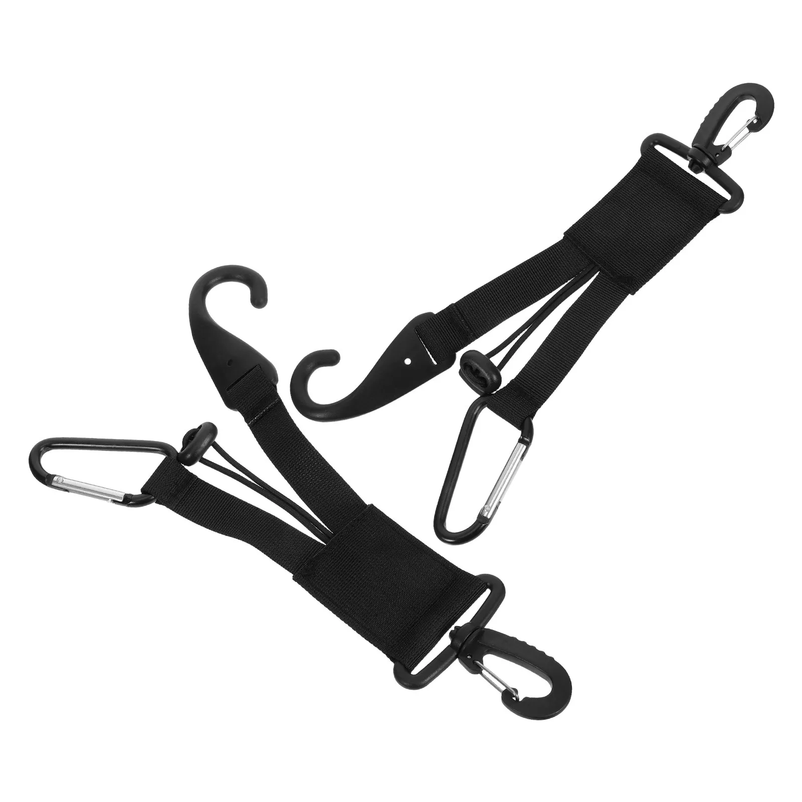 2Pcs Baseball Softball Gear Hook Clip Multifunctional Bat Holder Glove Lock Quick Adjust Strap for Backpack Bag Wall Storage