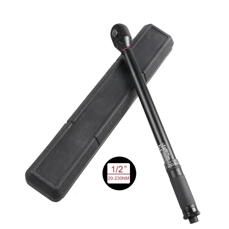 72T Drehmomentschlüssel 1/2'' 3/8'' 1/4'' Vierkantantrieb Voreingestellter Fahrrad-Drehmomentschlüssel Zweiwege-Ratsche Auto Fahrrad Kfz-Handwerkzeuge – Detail 6