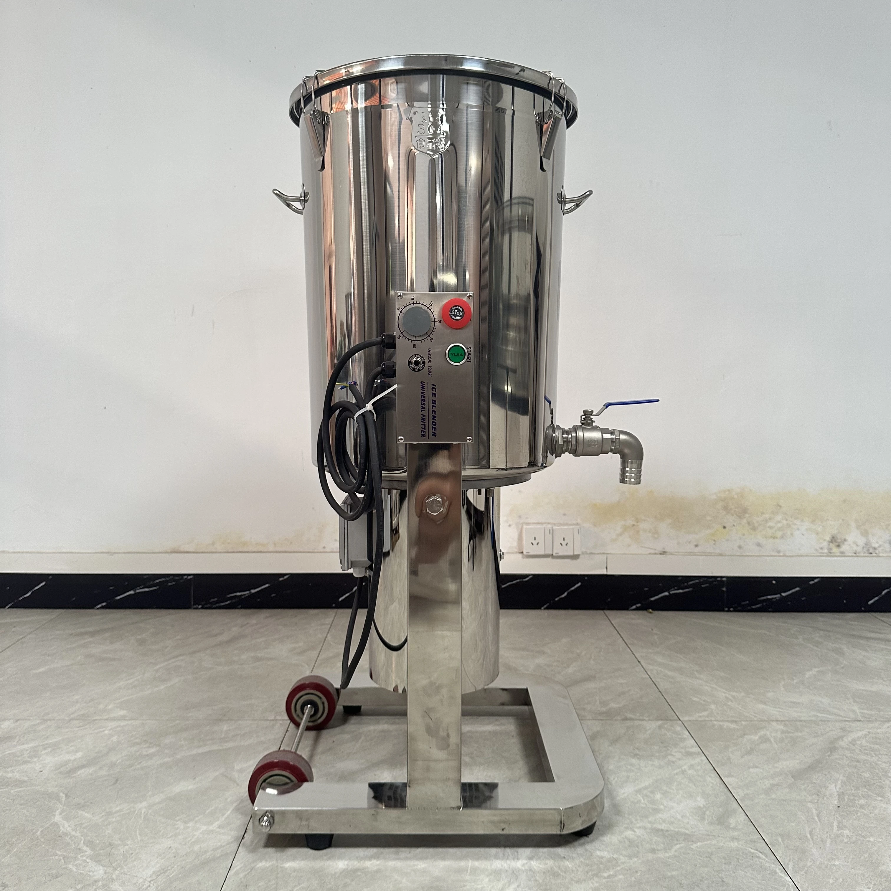 

Industrial Electric Food Meat Grinder Machine Fruit Vegetable Cutter Blender Chopper Motor for Garlic Ginger Other Ingredients