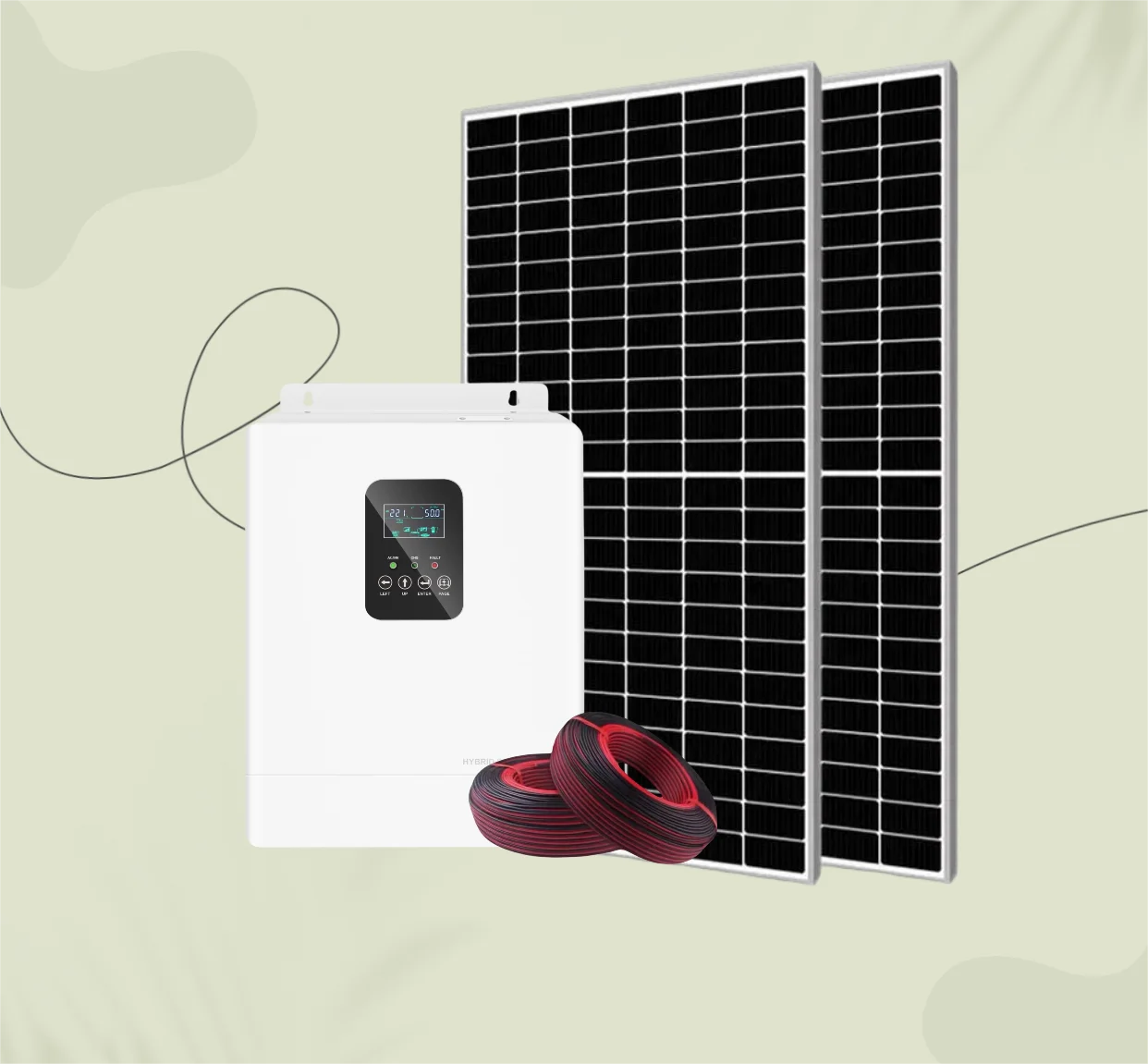 600 Watt Flexible Balkon Kraftwerke, High Conversion Panel, Built-in MPPT Controller Low Consumption