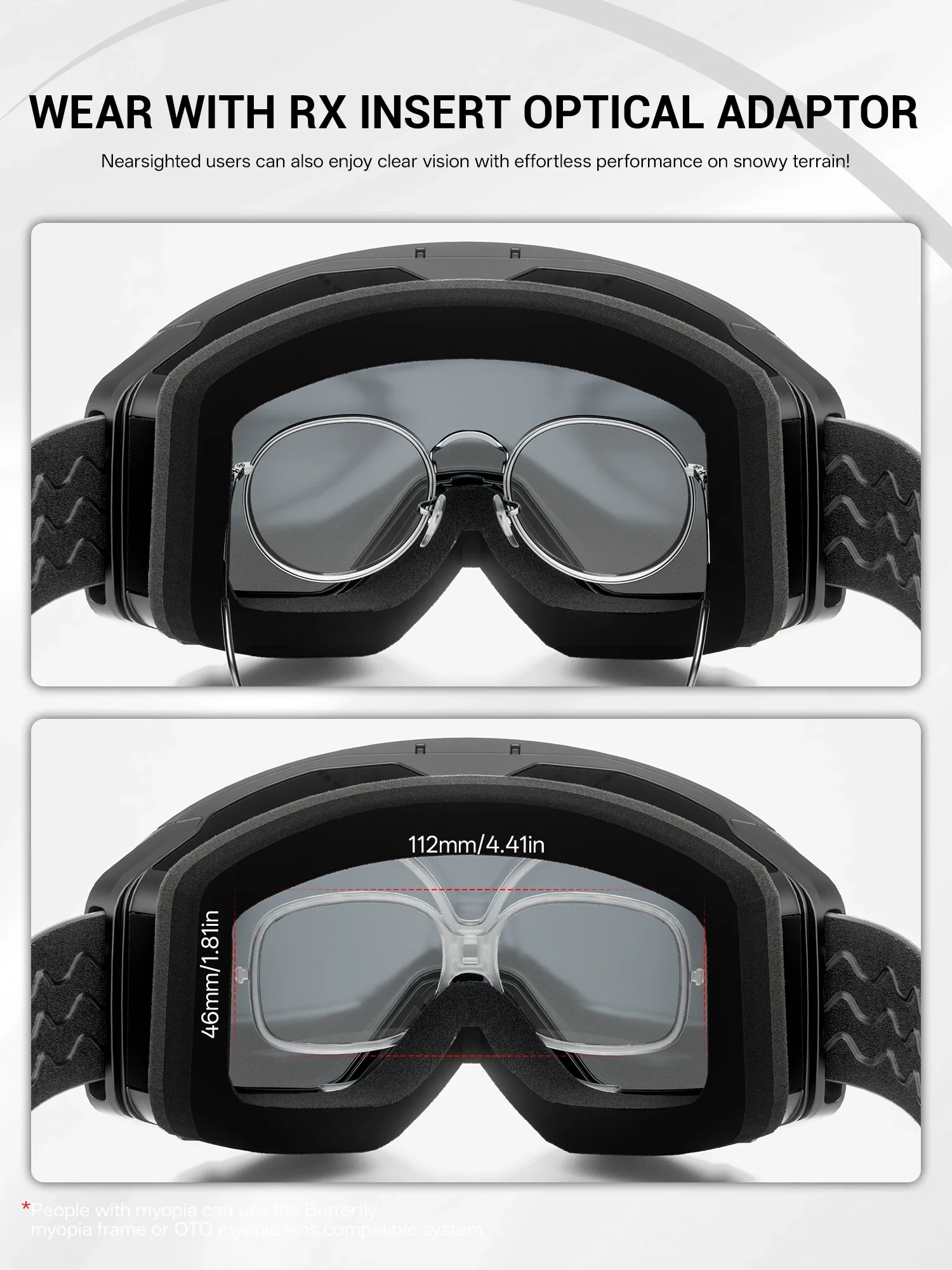 Kapvoe New Men Outdoor Photochromic Ski Goggles Winter Snowmobile Snowboard Anti-Fog Flip Lens Women UV400 Sports Snow Goggles