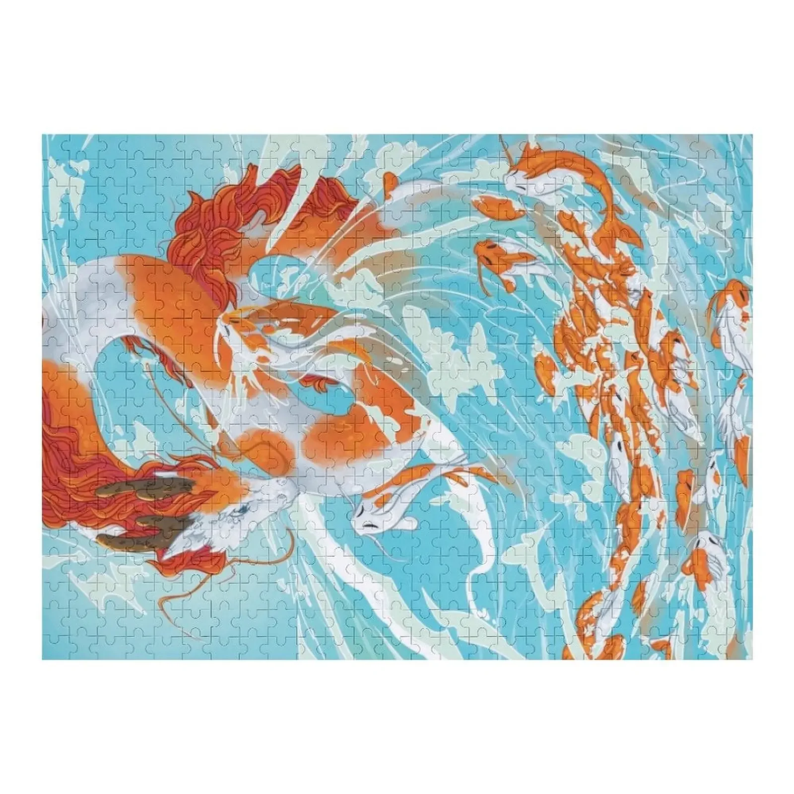 

Пазл Koi Dragon Персонализированный персонализированный пазл с детскими предметами