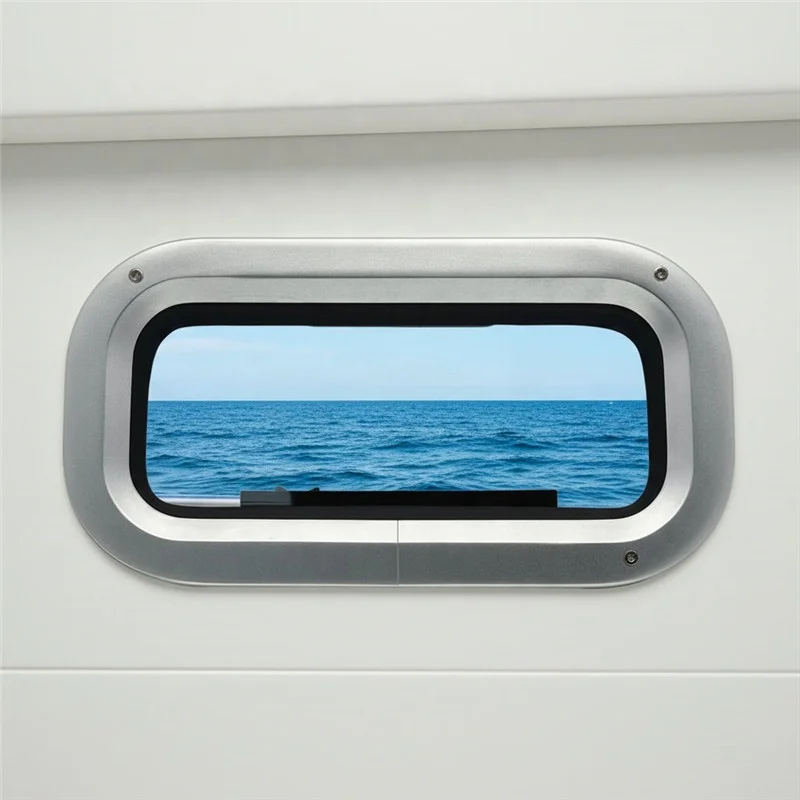 

Aluminium Rectangular Waterproof Opening Portlight Boat Porthole Window