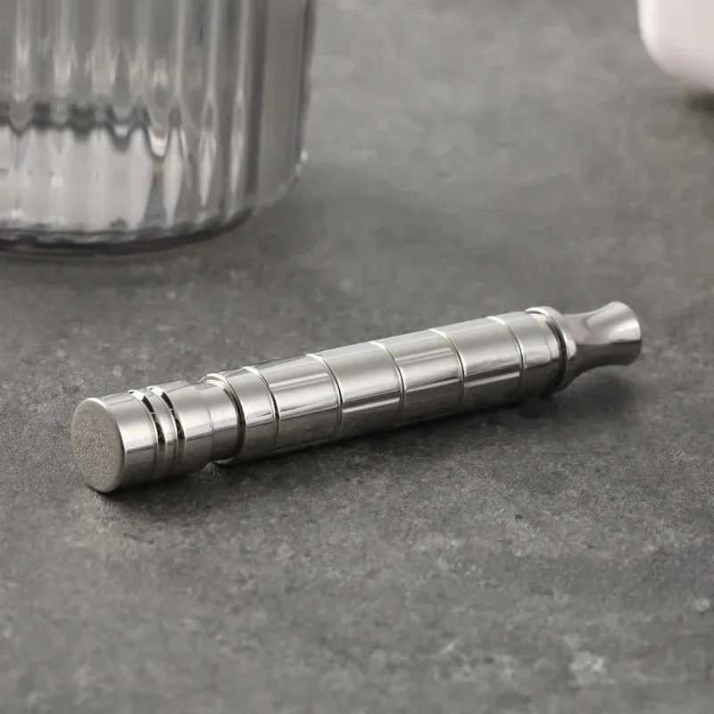 YAQI 303 الفولاذ المقاوم للصدأ 303 الفولاذ المقاوم للصدأ الرجال سلامة الحلاقة مقبض موضة بسيطة الحلاقة ملحق للرجال تنظيف الوجه اللحية