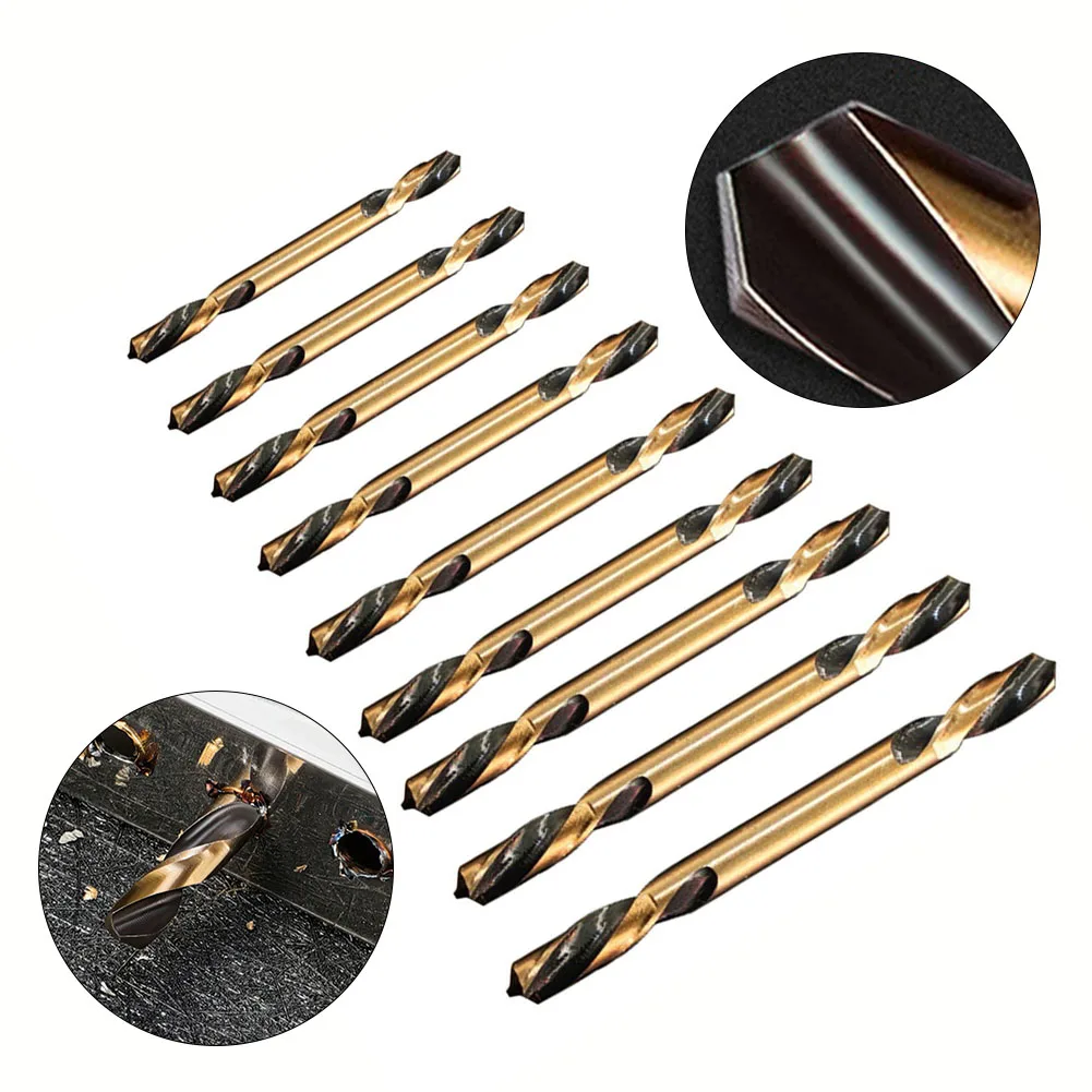 5 قطعة/المجموعة HSS برأسين اوجير لقمة ثقب للمعادن الفولاذ المقاوم للصدأ الخشب الحفر 3 مللي متر/3.5 مللي متر/4 مللي متر/4.5 مللي متر/5 مللي متر/6 مللي متر