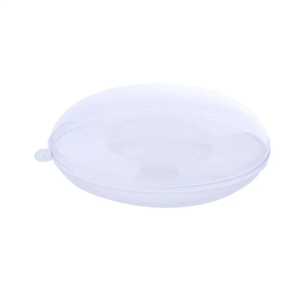 

DIY Photo Props Candy Packing Dry Flower Ball Gifts Box Christmas Ornaments Christmas Disc Balls Clear Flat Ball Home Decor