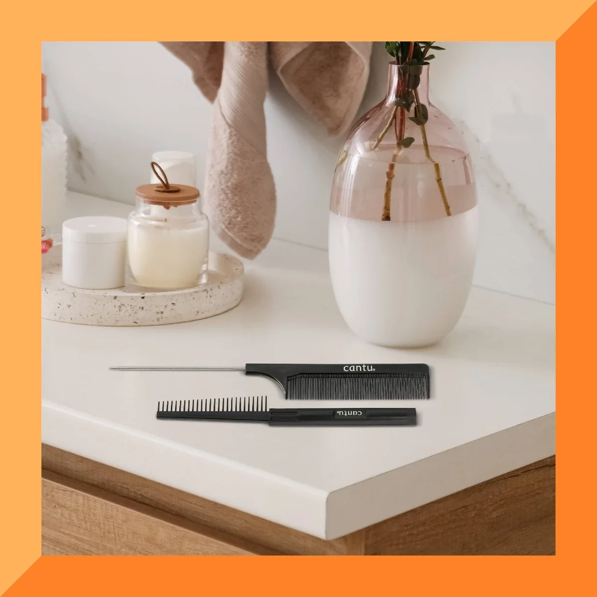 Style Part & Twist Comb Set - 2ct Two piece set is perfect for personalizing your coils Ideal for styling your natural or transitioning strands