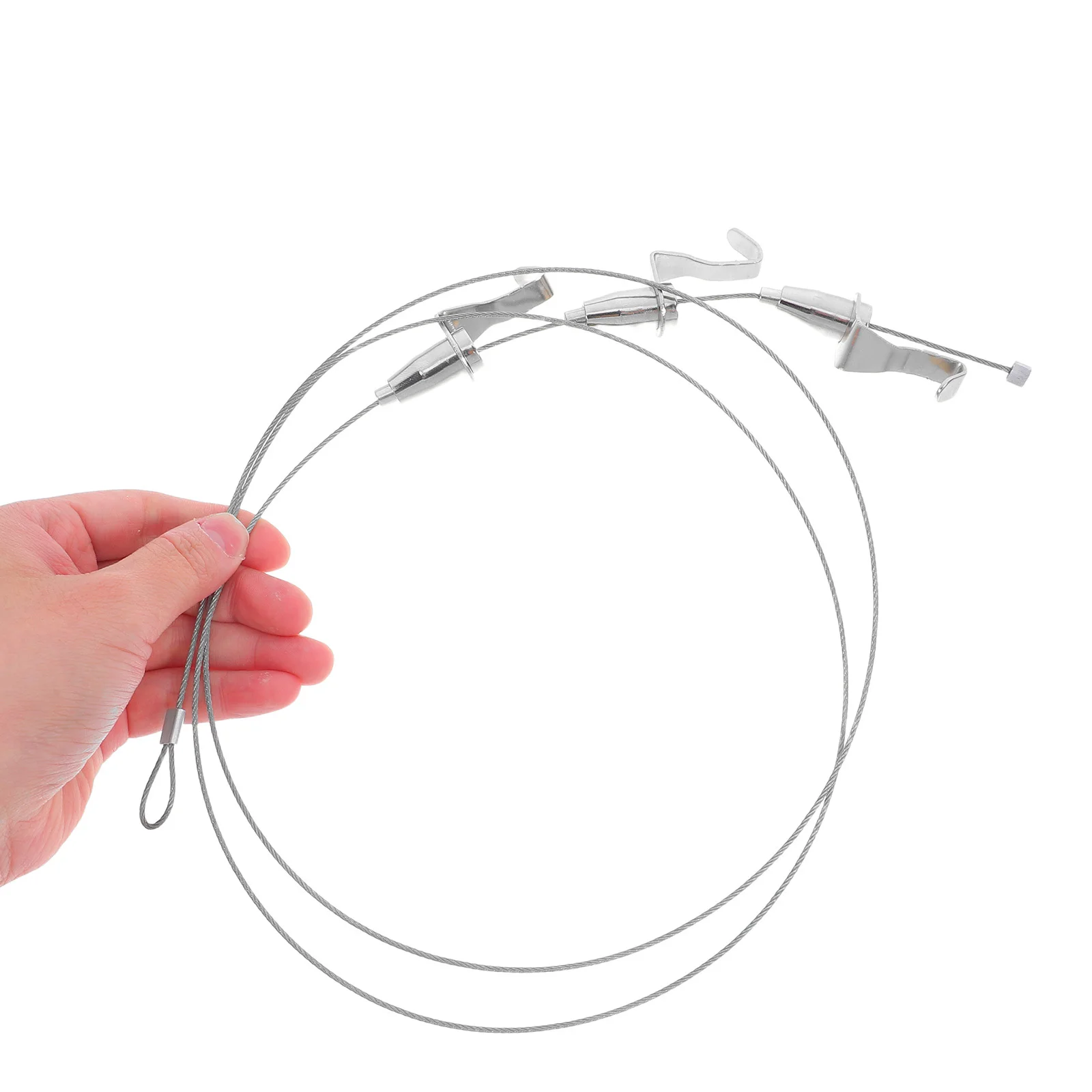 

4Pcs Picture Rail Hooks Hangers Reusable Hanging Kit for Art Displays Lightweight Portable Design Ideal for Galleries and Homes