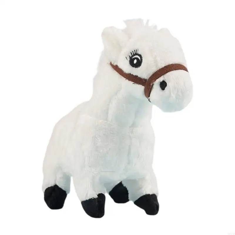   Lovely Animated Black Foot Horse Plush Animal Fun Black Foot Horse Stuffed Toy