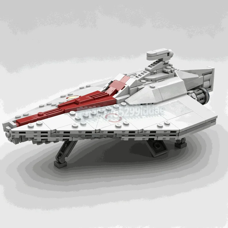 446PCS Futuristic Space Cruiser Building Blocks Science Fiction Starship Model DIY Assembly Creative Collection Display Gift Toy