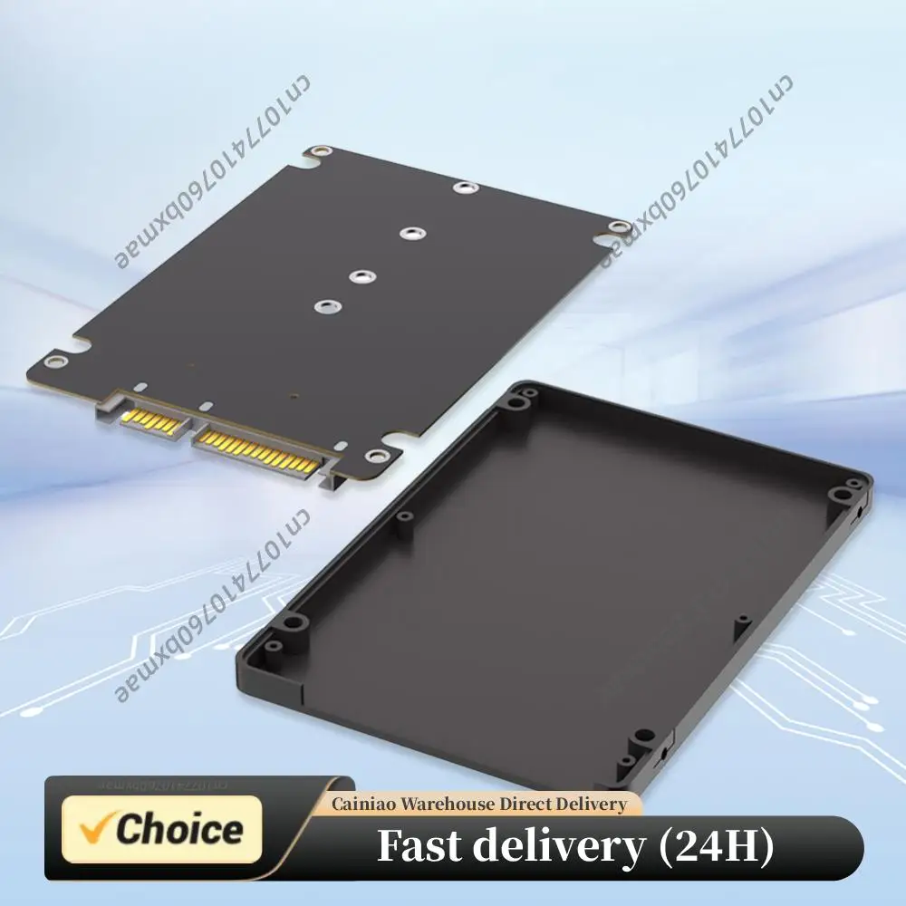 

Корпус для M.2 NGFF B Key SSD с интерфейсом SATA 2.5 дюйма, 6 Гбит/с, внешний адаптер для M.2 SSD, совместимый с M.2 SSD форматов 2230, 2242, 2260, 2280.