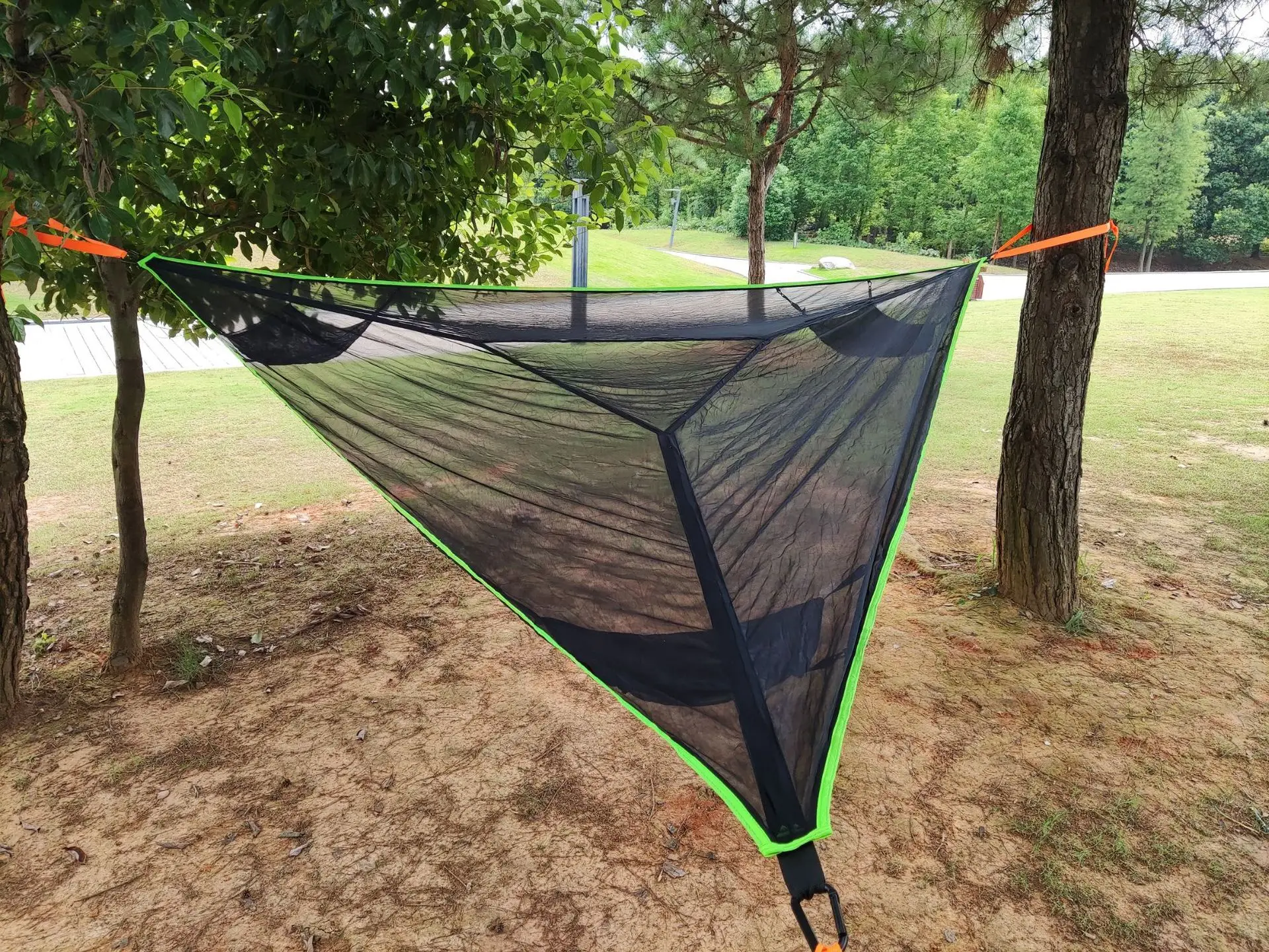 Xiaomi Air Multi Person Triangular Hammock Folding Portable Mesh Cloth Hammock Air Tree Tent Leisure Net Bed Outdoor Hammock