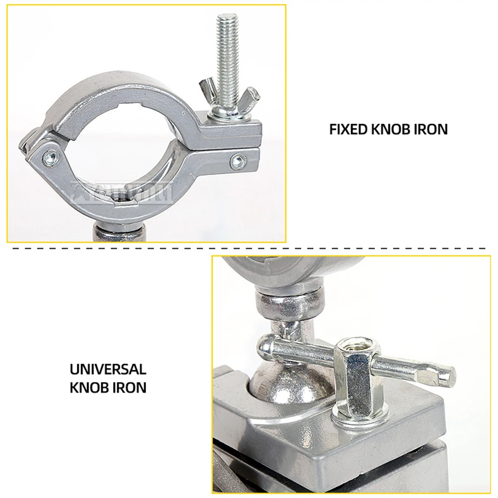 Perfuradora de mão com ventosa, suporte fixo ajustável, Mini mesa elétrica, bancada Vise, 360 ° Rotatable