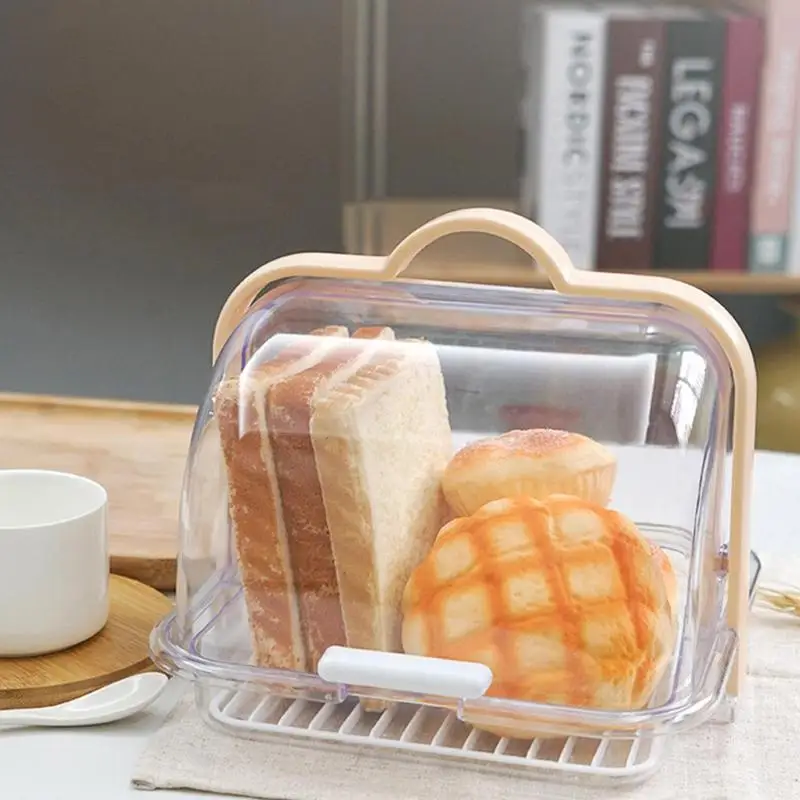 

Transparent Homemade Bread Storage Container Kitchen Storage Bottle Coffee Organizer Bread Container With Handle For Homemade