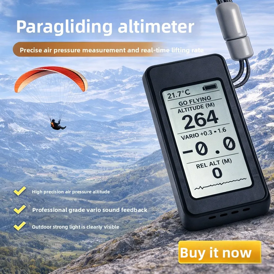 Paragliding Altimeter Altimeter High Precision Outdoor Sports Equipment Pilot Accessories