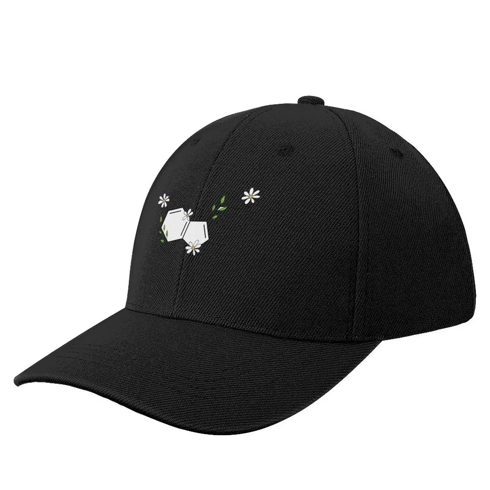 

Floral Serotonin Molecule Baseball Cap Sports Cap New Hat Sun Hats For Women Men's