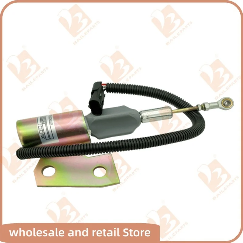 

3991168 Соленоид отключения топлива 24 В SA-4941-24 3964628 Для двигателя Cummins 4BT 5,9 л Hyundai R140LC-7 R130 R170 Соленоид остановки