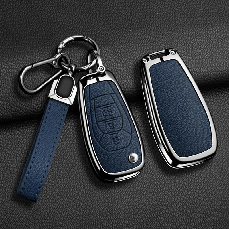 Suitable Zinc Alloy Car Key Case Cover Shell For Chevrolet Aveo Cruze 2014 2015 2016 2017 2018 2019 2020 Keychain Accessories view 4