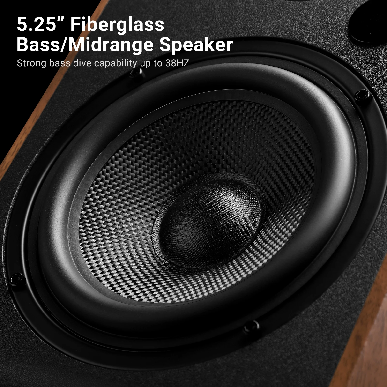 AIYIMA S700 Active Bookshelf Speakers 120W Bluetooth Wireless HiFi Sound System Wooden Bookshelf Speaker Audio Output Subwoofer