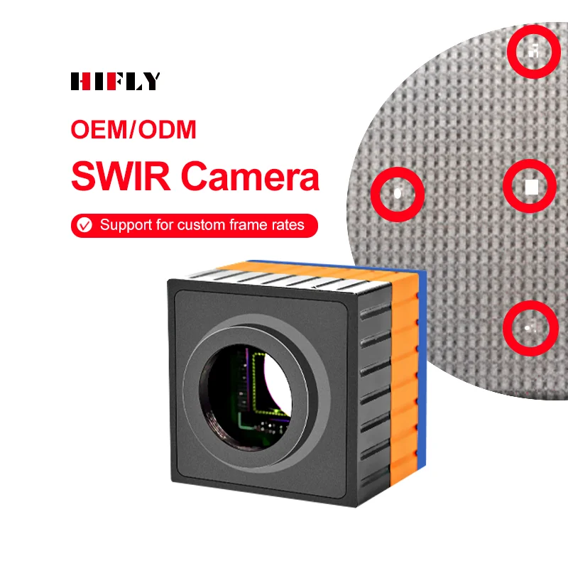 HIFLY Industrial 320x256 InGaAs Sensor GigE USB Camera Link Interface SWIR Camera 0.9-1.7m Up To 100Hz Uncooled/Cooled