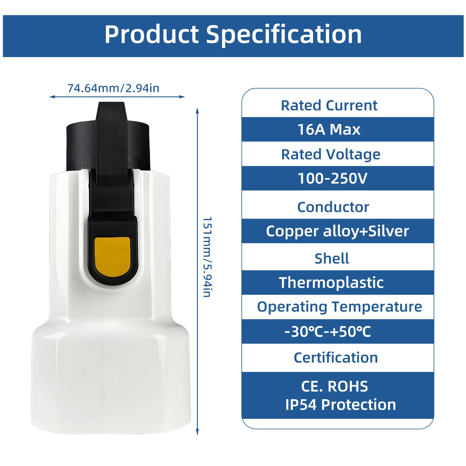 محول تفريغ EVqiaoyi Type1 V2L مع مقبس الاتحاد الأوروبي للسيارة لتحميل المكونات لـ IONIQ 5/6 KIA EV6/9 MG لإمدادات الطاقة الخارجية