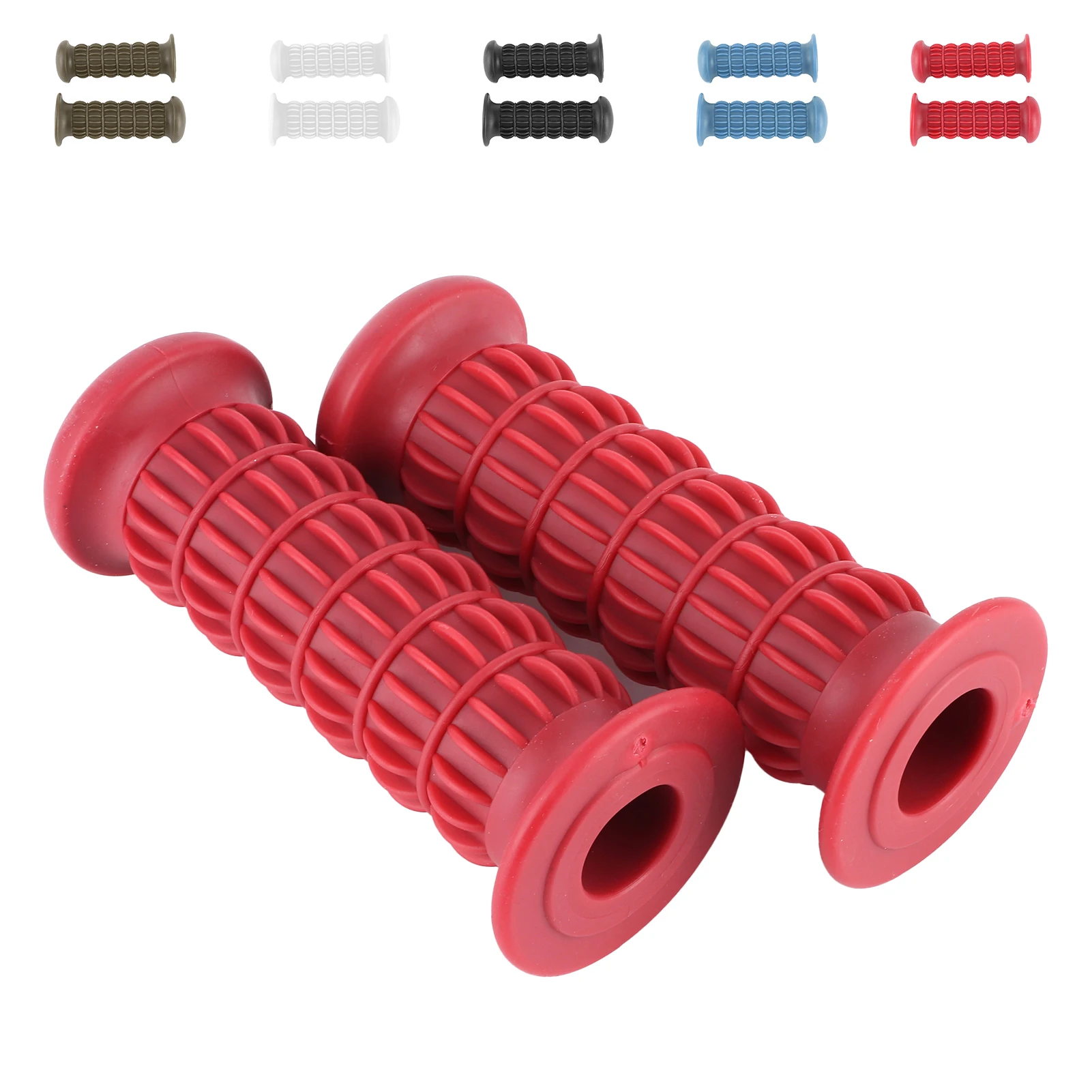 Motorcycle Handle Motorcycle Rubber Handle Universal Motorcycle Rubber Hand Grip Motorbike Handle Motorcycle Handlebar 25‑28mm