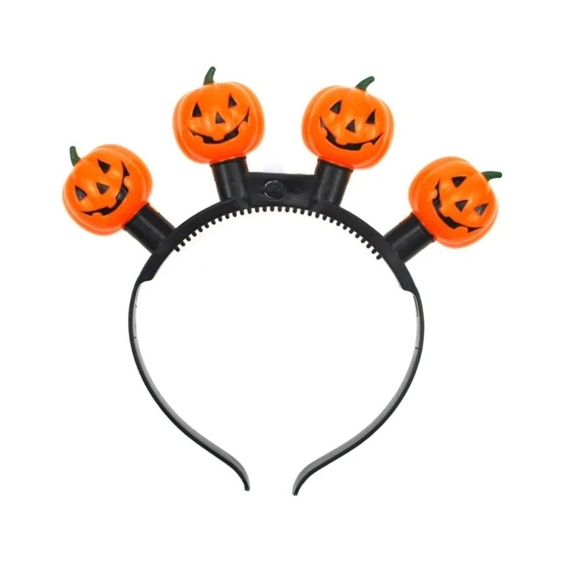 Glowing Halloween Skull Headband Festival Party Headhoop Universal Party Headband Holiday MaskedBall Head Accessories