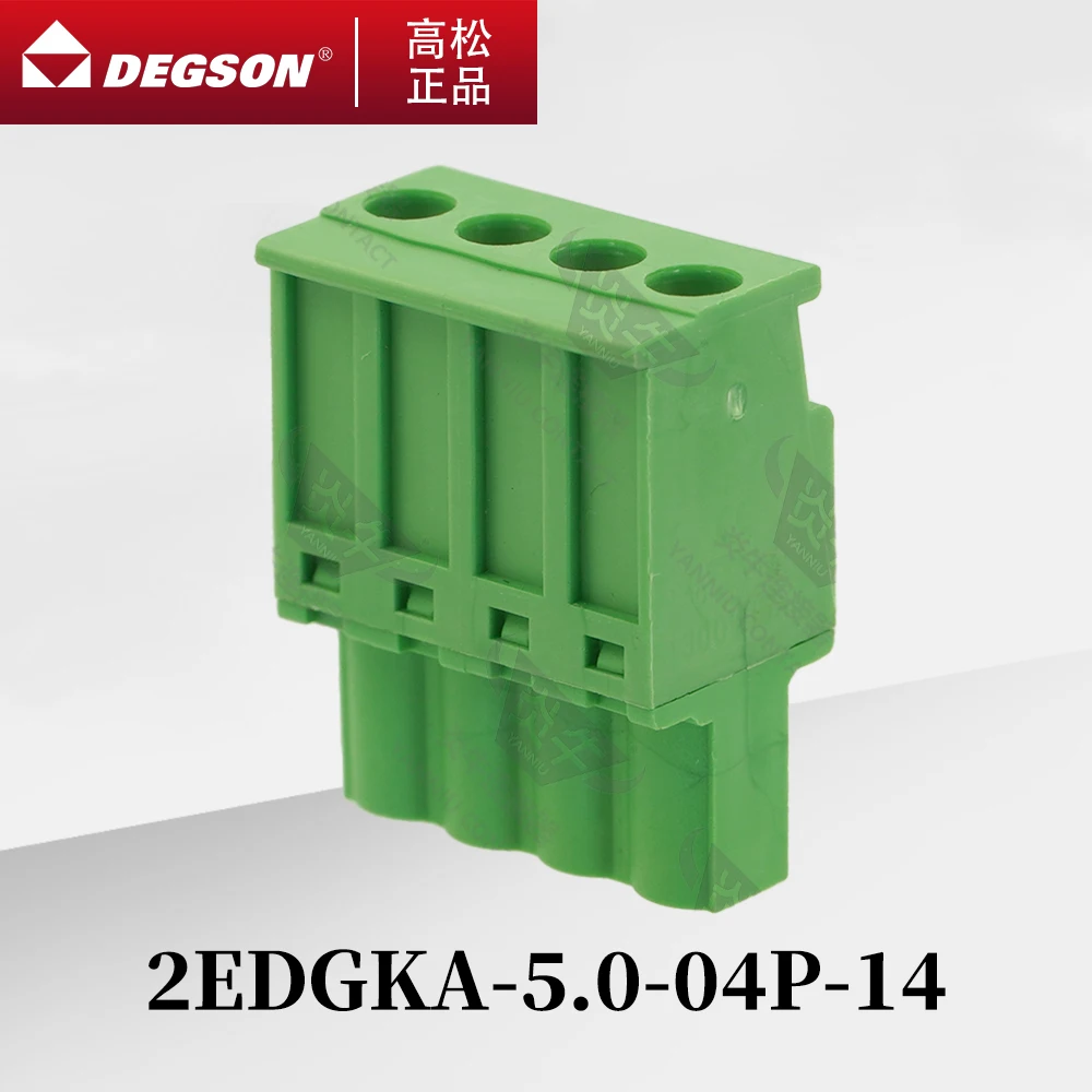 10Pcs DEGSON 2EDGKA-5.0-02P-14-00ZH 2EDGKA-5.08-02P-14 Sensor DIN RAIL TERMINAL BLOCKS PHOENIX CONNECTOR MVSTBR2.5 18A 320V