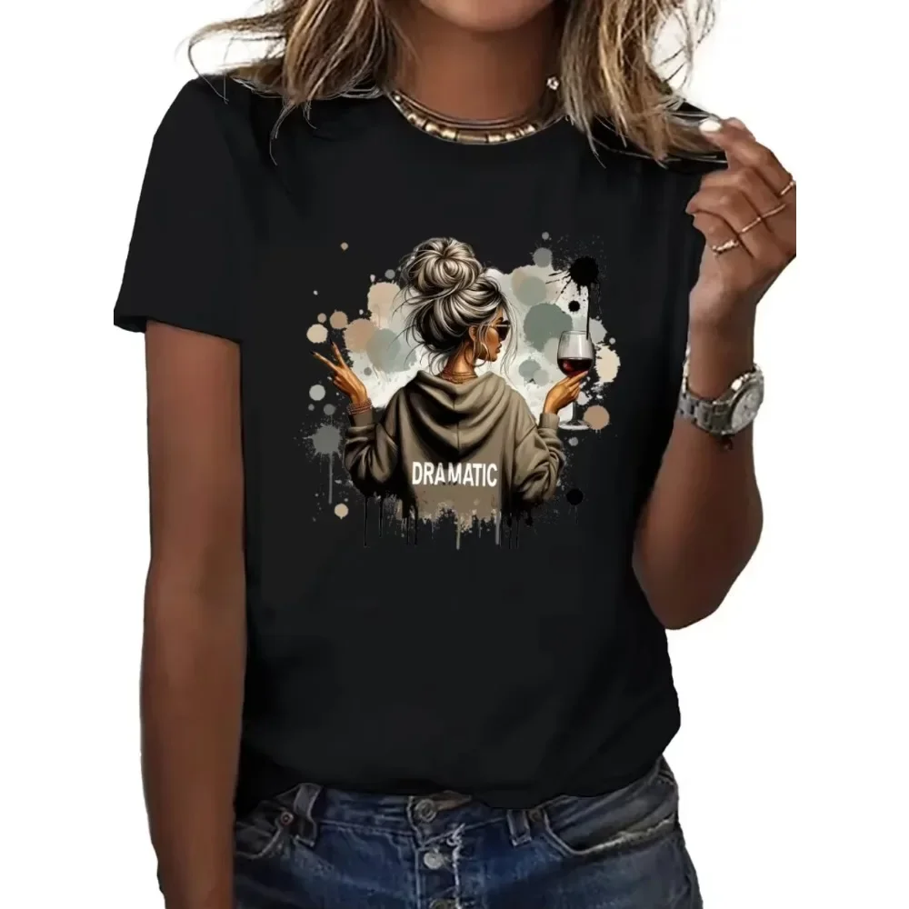 Y2k Hip Hop Women'S Casual Graphic T-Shirt 
