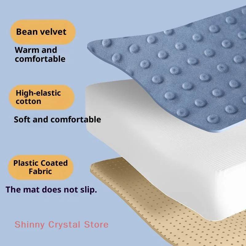 وسادة مقعد لعربة الأطفال ملحقات وسادة Proco من القطيفة كرسي مرتفع للأطفال مضاد للانزلاق #6