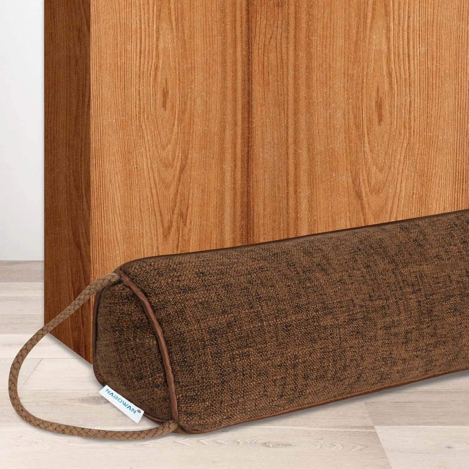 

30" Weighted Door Draft Stopper - Triangular Under Door Blocker with Hook Loops, Save Energy, Home Essentials