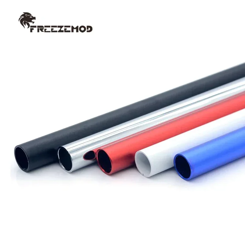 FREEZEMOD Metal Rigid Tube PC Water Cooing Hard Pipe OD14mm, 495mm Lengt