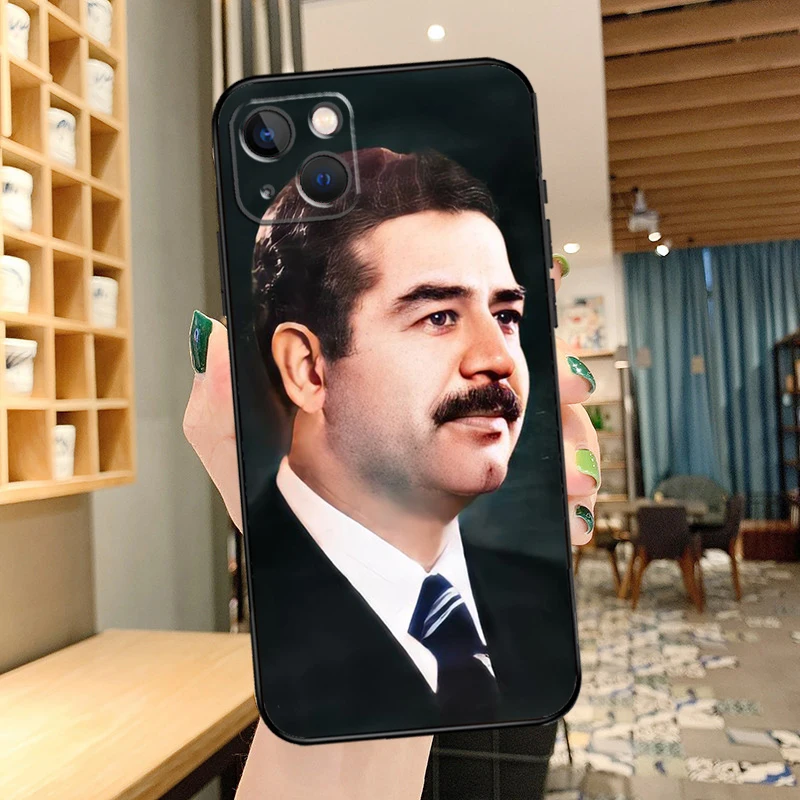 Saddam Hussein Phone Case For iPhone 13 12 11 14 15 16 Pro Max XS X XR Plus 12 13 Mini Back Cover