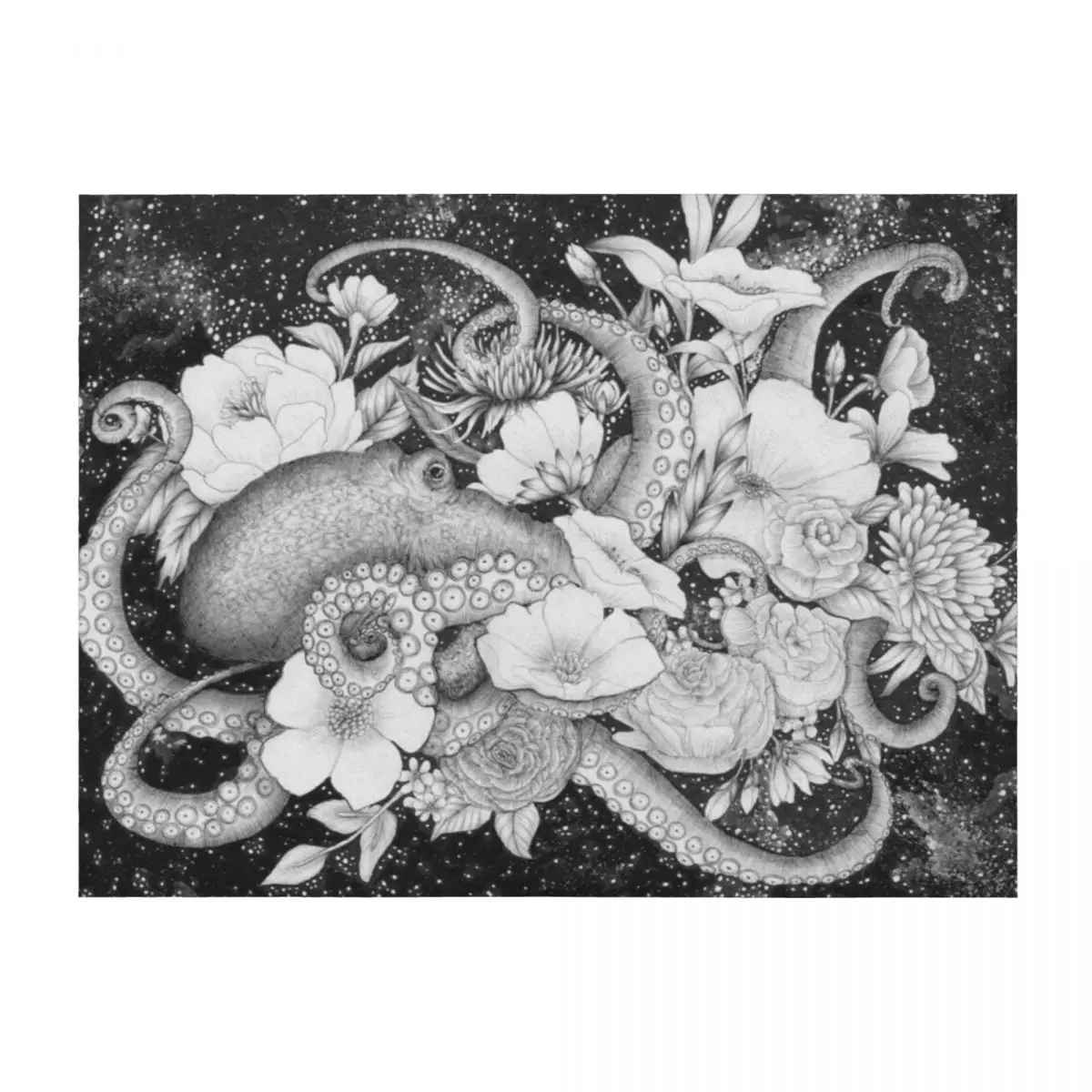 

Magic Ocean: The Octopus Throw Blanket sofa bed Custom Luxury Single Blankets