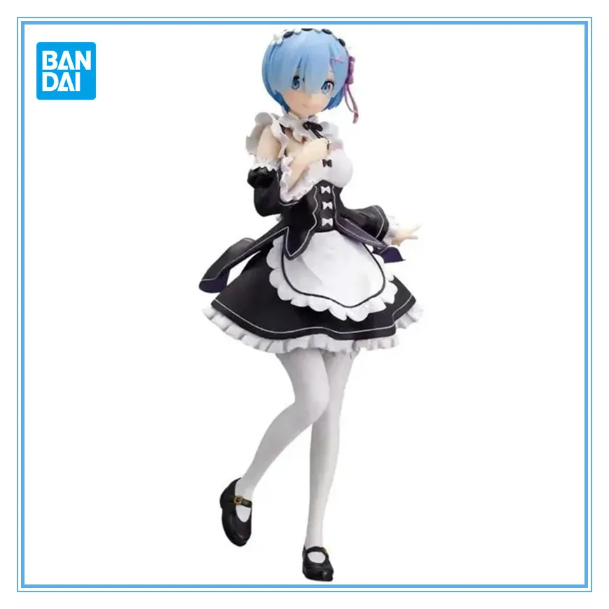 

Bandai Original BANPRESTO Anime Re:Life in A Different World From Zero Rem GLITTER&GLAMOURS PVC Action Figure Model Toys