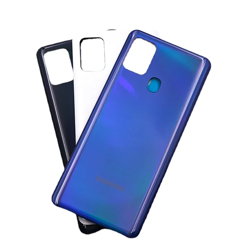 For Samsung Galaxy A21S A217 SM-A217F/DS Full Housing Middle Frame Bezel Battery Back Cover Rear Door Case Camera Lens Replace