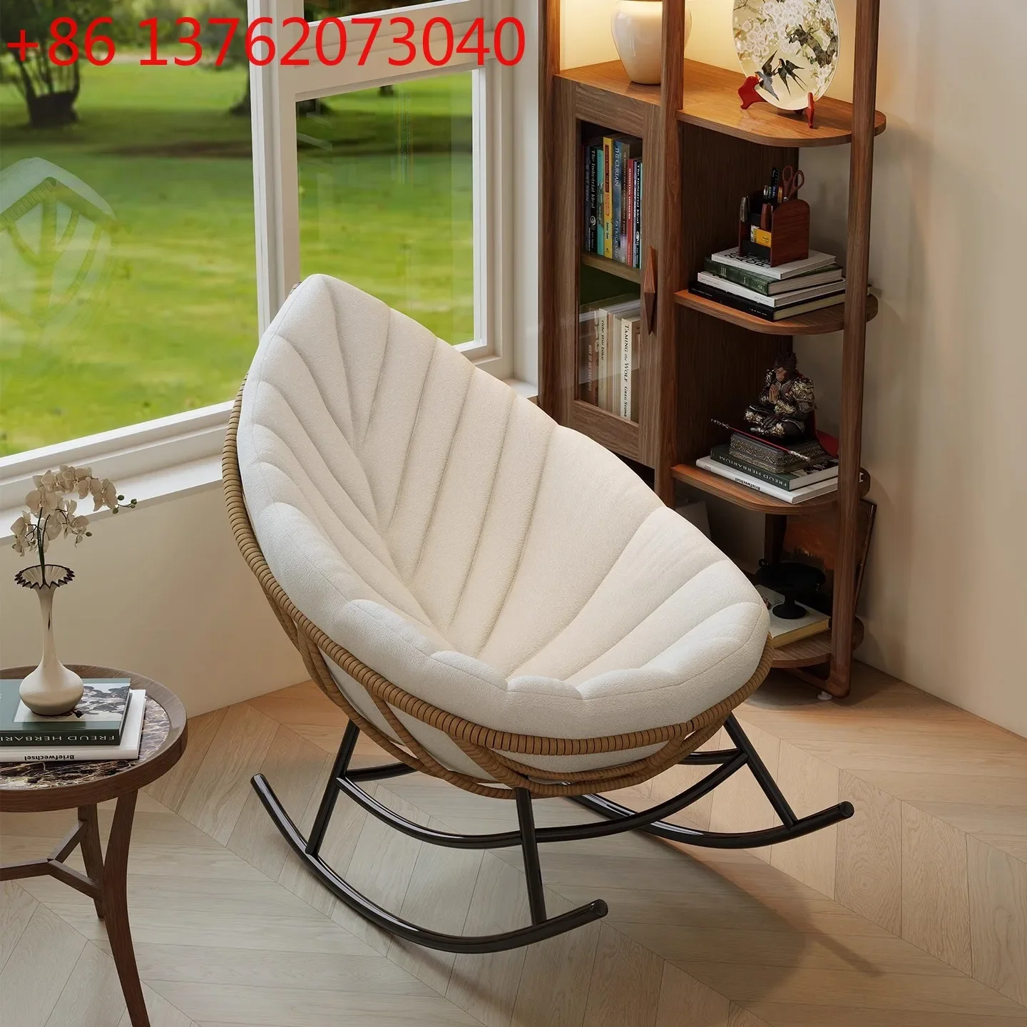 

Кресло-качалка Leaf Lazy из ротанга для взрослых, для отдыха на балконе, для дома, для гостиной