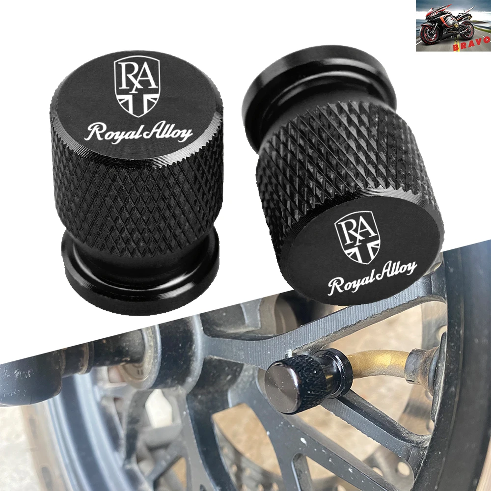 

New For ROYAL ALLOY GT2 150TG TG 250 cross GP250 MT GP125 GT TV Accessories CNC Aluminum Wheel Tyre Valve Cap 1 Pair