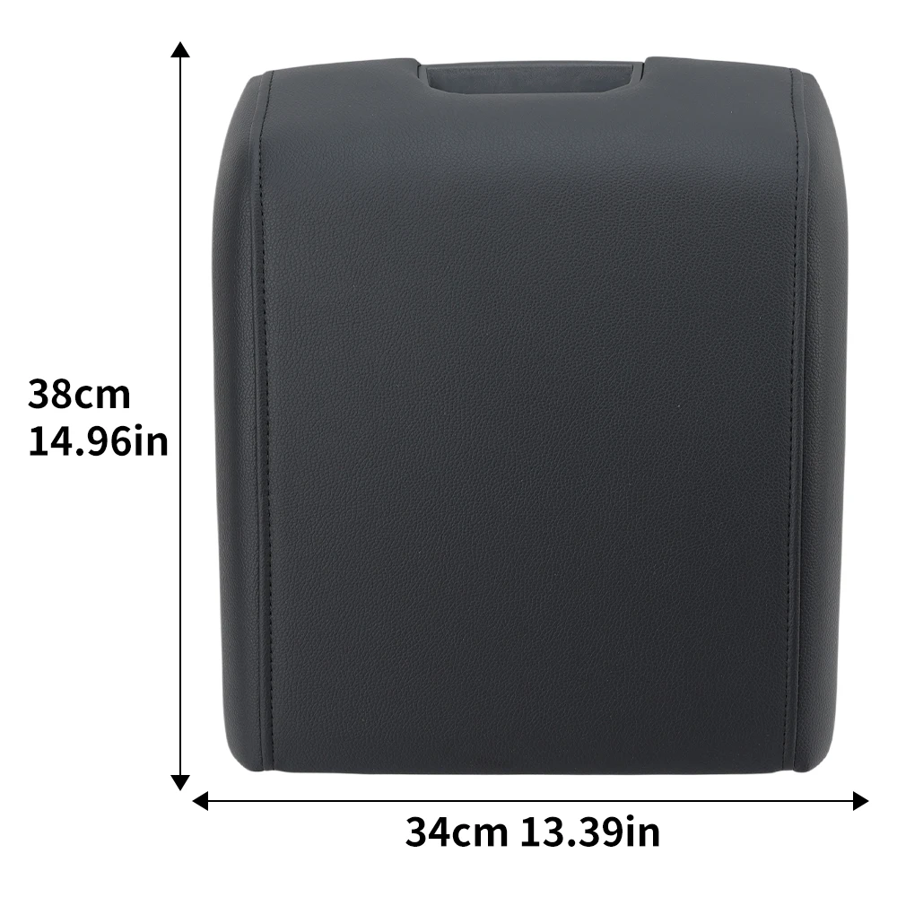 Front Center Console Lid For Ford F150 F-150 2015-20 GL3Z-1506024-AB Black Interior Armrest Box Protective Cover Car Accessories