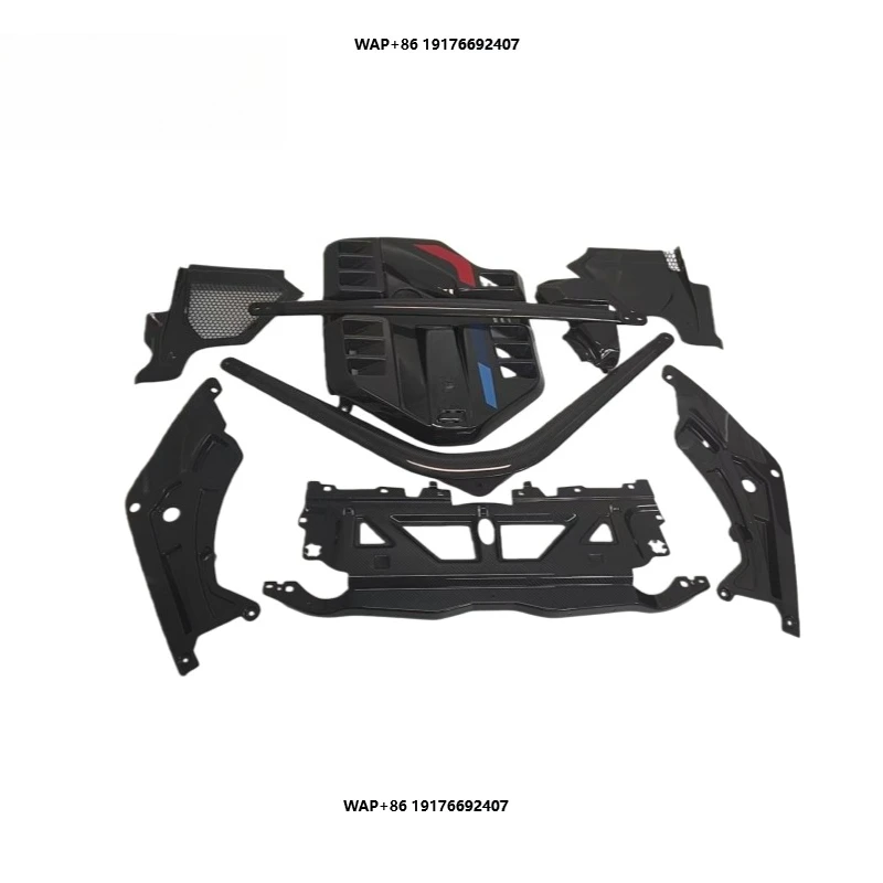 

Dry Carbon Fiber Engine Cover, Mesh,Strut Brace, ECU Cover Intake Cover, Headlights Cover, Water Cooling Cover for G8X M2 M3 M4