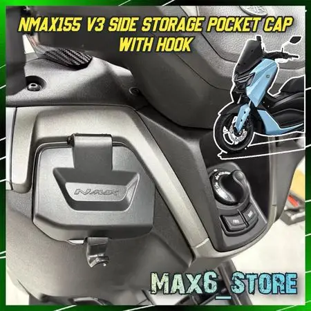 Suitable for Yamaha NMAX155 125 2025-2026 modified motorcycle parts ABS storage bag cover toolbox cover waterproof cover