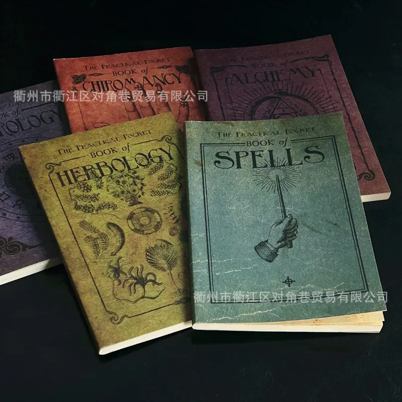 Wizardry School Series Textbooks Hogwarts Alchemy Spell Handbook Harries Potter Cosplay Decorations Party Supplies Souvenirs Toy