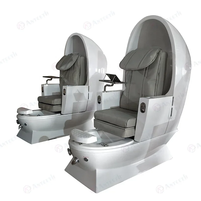 New Design Salon Furniture Manicure Adjustable Massage Chair Pumpless Nail Beauty Salon 2 Motors Electric Pedicure Chairs