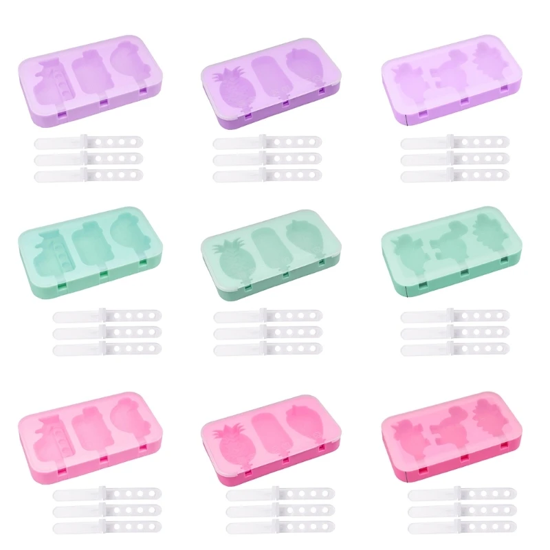 

Cartoon Silicone Ice Cream Molds Silicone Popsicles Moulds Silicone Ice Mould Drop shipping