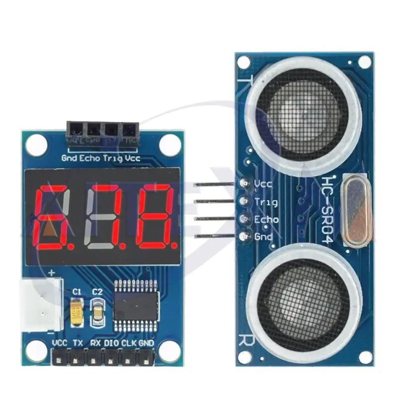 Ultrasonic Sensor SR04 HC-SR04 Ultrasonic Distance Measuring Module SR04 Test Board Ultrasonic Wave Detector for Arduino